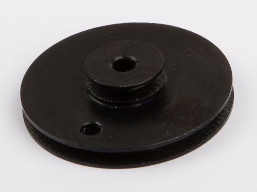 Pulley 38mm  01640 Black, Aluminium.